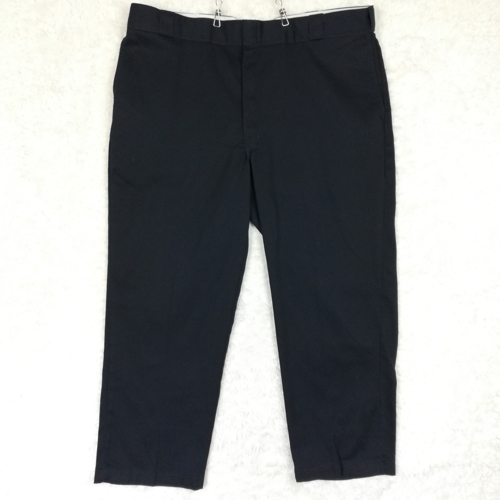 Dickies Mens Pants 874 Original Fit Work Flex Navy Blue Chino Workwear  44x30